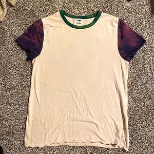 Selling a green blue and purple tee shirt from old navy